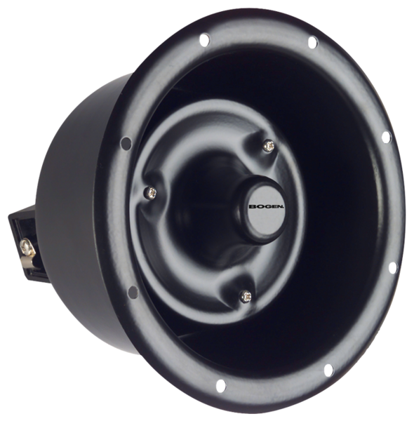 FLANGE-MOUNTED REENTRANT HORN LOUDSPEAKER / 15 WATTS MAX. @ 70V OR 25V