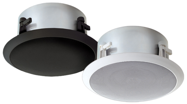 HIGH-FIDELITY CEILING SPEAKER (LOW-PROFILE/REDUCED BACK CAN DEPTH) FOR 16-OHM, 70V, & 100V SYSTEMS