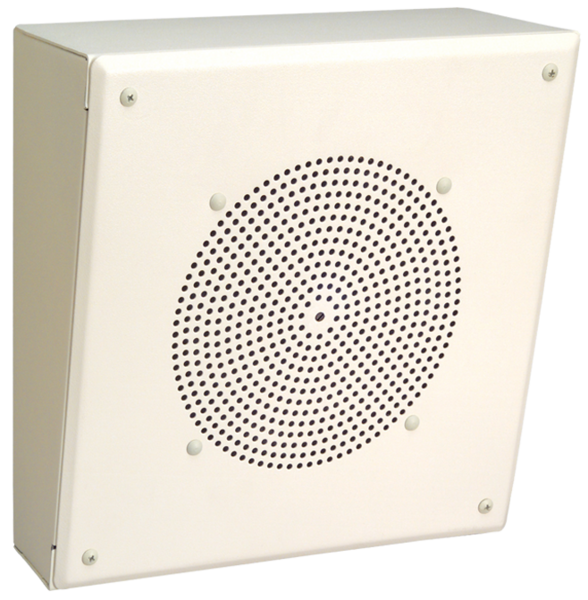 8" METAL BOX SPEAKER 4W 70/25 V,  SLANT ,WITH VOLUME CONTROL