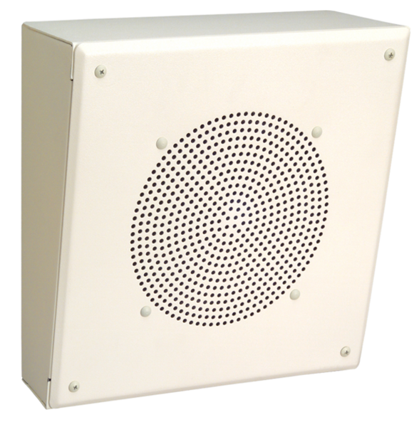 SLANT MTL ENCL, 8" 4W TRANS