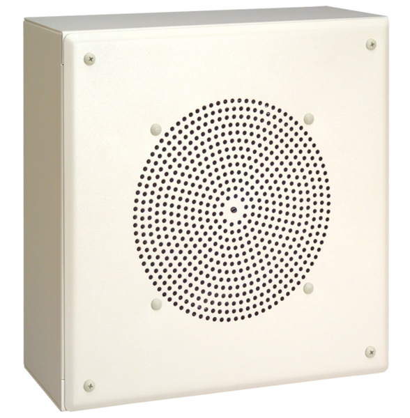 SQ MTL ENCL,8" 4W TRANS W/VR