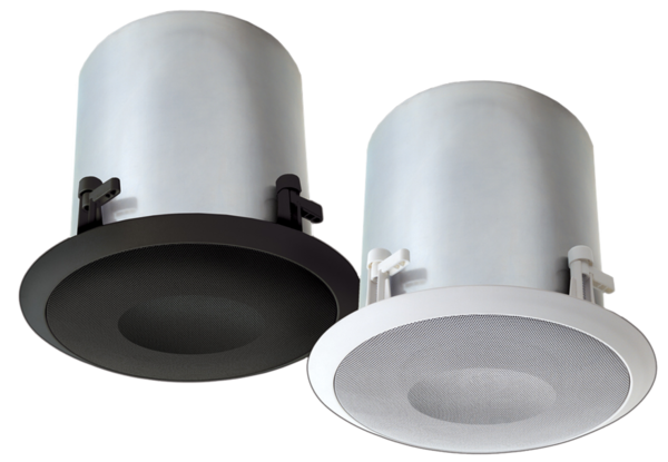 ORBIT CEILING SPEAKER, OFF-WHITE /  FOR 16-OHM, 70V, & 100V SYSTEMS / WIDE DISPERSION