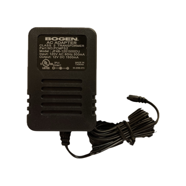 12V DC POWER SUPPLY FOR PCM200 SYSTEM, USED WITH PCMCPU