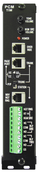 TELEPHONE INTERFACE MODULE FOR PCM200 ZONE PAGING SYSTEM - ONLY 1 REQUIRED PER SYSTEM