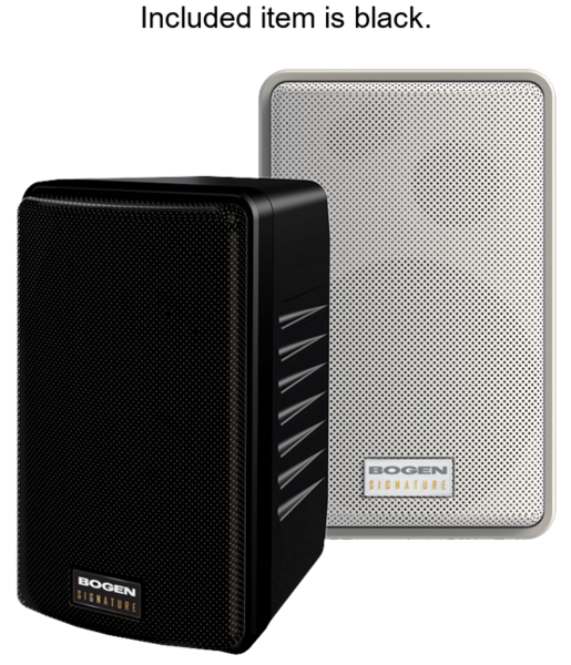 4.5" SURFACE/BOX SPEAKER, 70V OR 8 OHMS, INCLUDES MOUNTING BRACKET / BLACK