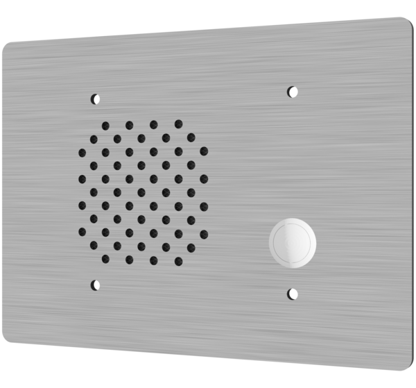 VANDAL-RESISTANT SPEAKER, FOR HANDS-FREE TWO-WAY COMMUNICATIONS, 25V TRANSMITTER