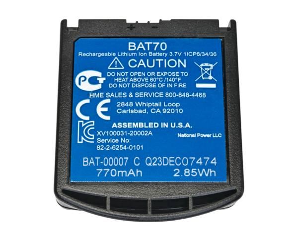 LITHIUM-ION EQUIP BATTERY