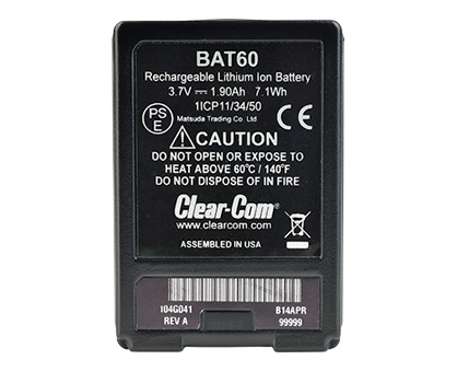 SPARE FREESPEAK II BATTERY:  SPARE FREESPEAK II BELTPACK SPARE LI-ION BATTERY