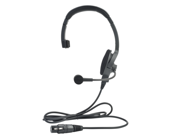 INTERCOM HEADSET  SINGLE EAR 5 PIN MALE XLR