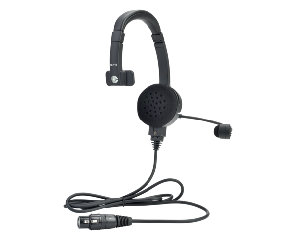 INTERCOM HEADSET  SINGLE EAR 7 PINE FEMALE XLR