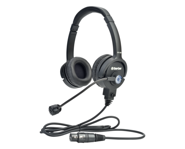 LW DOUBLE-EAR STANDARD HS XLR-6M:  PREMIUM LIGHTWEIGHT DOUBLE ON EAR HEADSET WITH