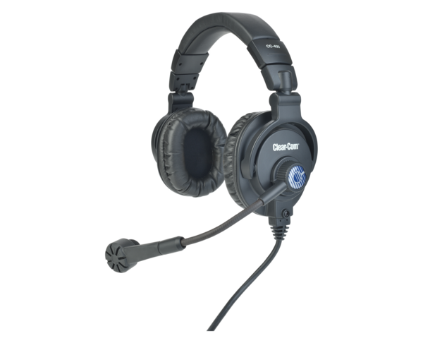 DOUBLE-EAR STANDARD HS XLR-4F:  DOUBLE ENCLOSED EAR HEADSET WITH SUPERIOR AUDIO QUALITY