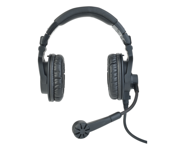 DOUBLE-EAR STANDARD HS XLR-4M:  DOUBLE ENCLOSED EAR HEADSET WITH SUPERIOR AUDIO QUALITY AND