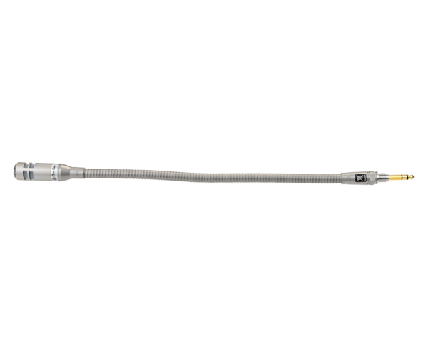 GOOSENECK MIC 18", GM SERIES MICROPHONE WITH 3-CONDUCTOR, QUARTER-INCH PHONE PLUG CONNECTOR