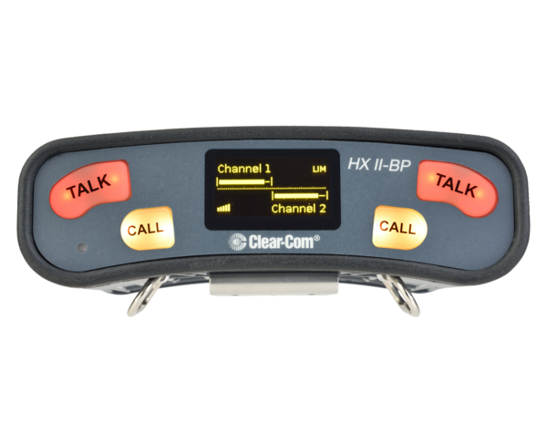 HELIXNET DIGITAL TWO-CHANNEL DUAL LISTEN MONAURAL BELTPACK WITH A HIGH-CONTRAST OLED DISPLAY