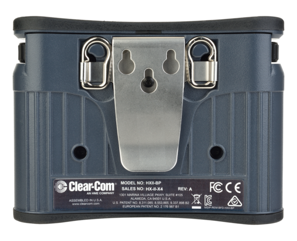 HELIXNET DIGITAL TWO-CHANNEL DUAL LISTEN MONAURAL BELTPACK WITH A HIGH-CONTRAST OLED DISPLAY