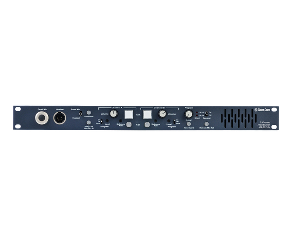 ENCORE MARINE CERTIFIED AND DNV-GL REGISTERED TWO-CHANNEL HEADSET/SPEAKER MAIN STATION.