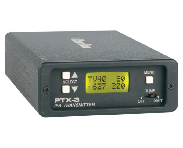 UHF IFB TRANSMITTER BASE STATION, FREQUENCY BLOCK 19:  UHF WIRELESS IFB TRANSMITTER BASE