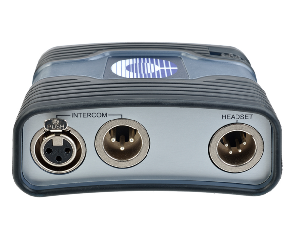 SINGLE-CHANNEL STANDARD BELTPACK, FOUR-PIN MALE HEADSET CONNECTOR