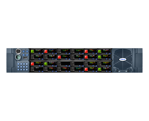 V-SERIES IRISX PANEL, 24 KEY, PUSHBUTTON, COLOR DISPLAY, 4 PIN XLR-M HS, 2RU