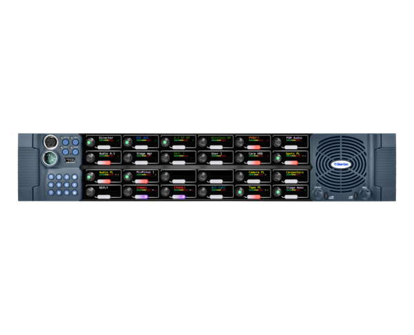 V-SERIES IRISX PANEL, 24 KEY, ROTARY, COLOR DISPLAY, 5 PIN XLR-F HS, 2RU