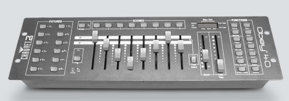 DMX CHANNELS: 192 / DMX CONNECTORS: 3-PIN XLR / RACKMOUNT: 3U