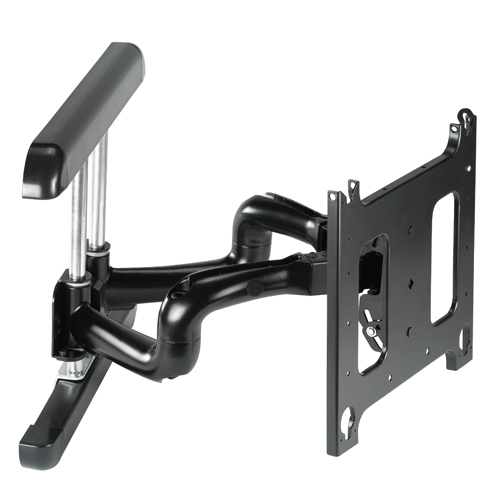 LARGE FLAT PANEL SWING ARM (DUAL) WALL DISPLAY MOUNT - 25" EXTENSION, FOR 42"- 86" TYPICAL DISPLAY