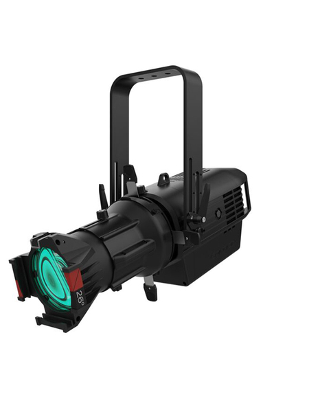 IP MULTI-COLOR LED ELLIPSOIDAL FIXTURE, BLACK