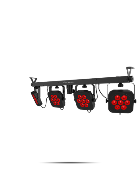 COMPLETE WASH LIGHTING SOLUTION FITTED WITH HIGH-INTENSITY HEX-COLOR (RGBAW+UV) LEDS