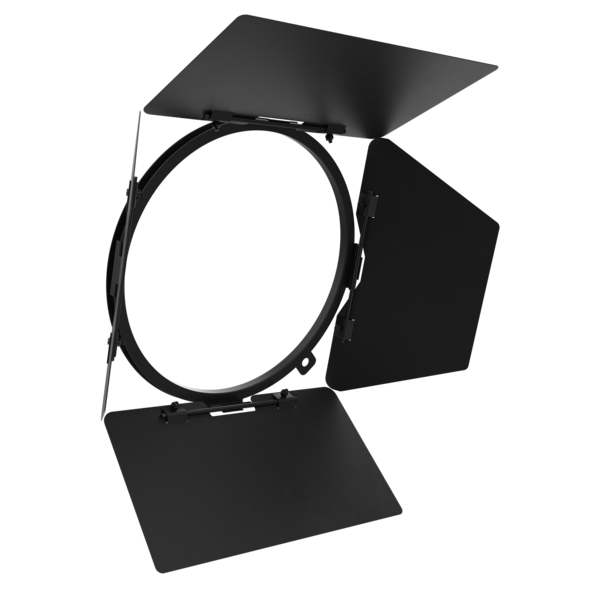 FOUR-LEAF ALUMINIUM BARN DOOR, BLACK FINISH, FOR USE WITH COLORDASH PAR H18X