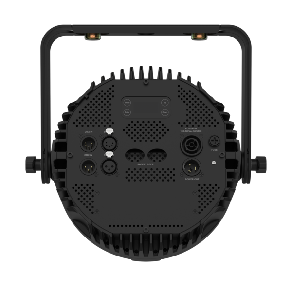 18 LEDS (HEX-COLOR RGBWAUV) PAR/WASH WITH OVER 5,700 LUMENS OF FLICKER-FREE OUTPUT / BLACK HOUSING