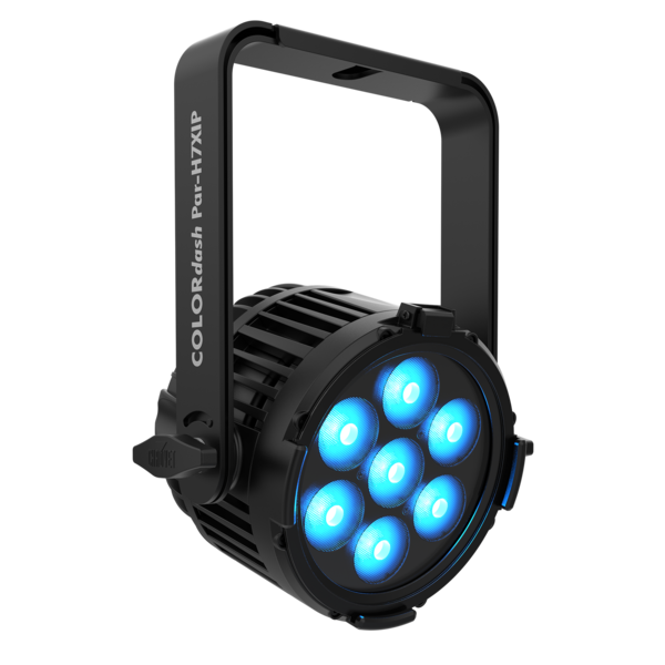 RGBWAUV LED wash,2664 lumen output,flicker-free output w/ multiple PWM frequencies
