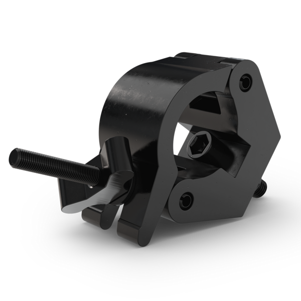 CTC-50HC: HALF-COUPLER C-CLAMP (BLACK FINISH) / 1,650 LB (750 KG) LOAD CAPACITY
