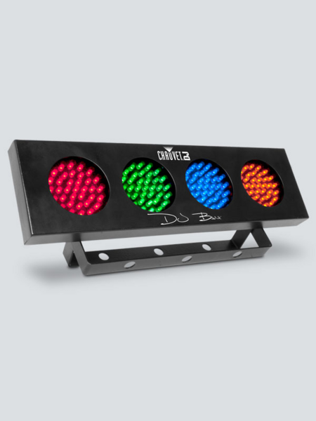 COMPACT STRIP LIGHT FEATURES 4 PODS OF LED THAT CAHSET OT THE BEAT OF THE MUSIC