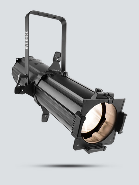LED ELLIPSOIDAL THAT SHINES A HARD-EDGED, WARM WHITE SPOT/FEATURES D-FI USB COMPATIBILITY