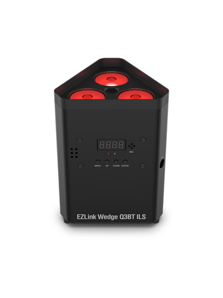 BATTERY-POWERED QUAD-COLOR LED WASH, BUILT-IN BLUETOOTH, ILS COMPATIBLE