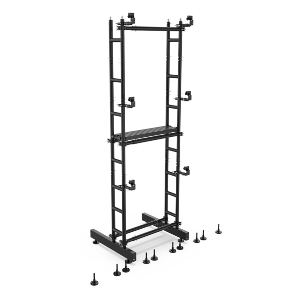 GROUND STACK KIT, WORKS WITH REM RENTAL AND F-SERIES VIDEO PANELS