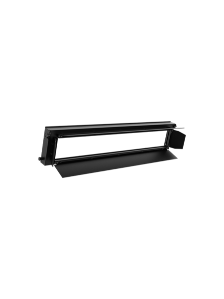 FOUR-LEAF ALUMINUM BARN DOOR,BLACK FINISH