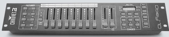 COMPACT, UNIVERSAL DMX CONTROLLER / DMX CHANNELS: 128 / DMX CONNECTORS: 3-PIN XLR / 2RU