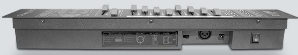 COMPACT, UNIVERSAL DMX CONTROLLER / DMX CHANNELS: 128 / DMX CONNECTORS: 3-PIN XLR / 2RU