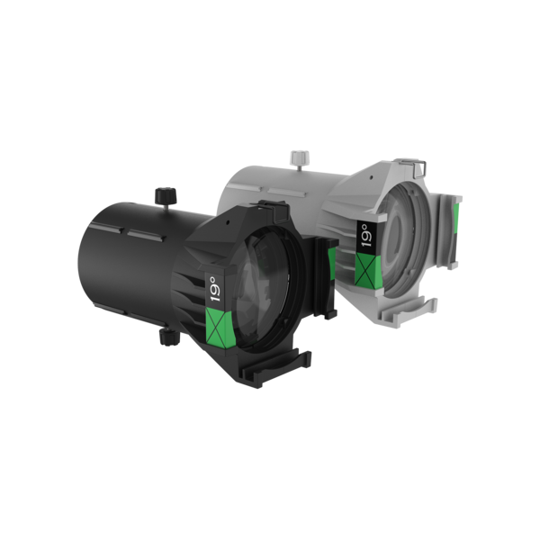 BLACK, 19 DEGREE OVATION ELLIPSOIDAL HD LENS TUBE INCLUDES: GEL FRAME,