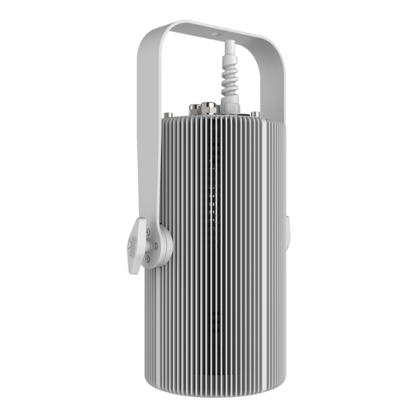 INCLUDES: INTEGRATED 4.5M POWER CORD, INTERCHANGABLE LENS PLATES, EGGCRATE FILTER