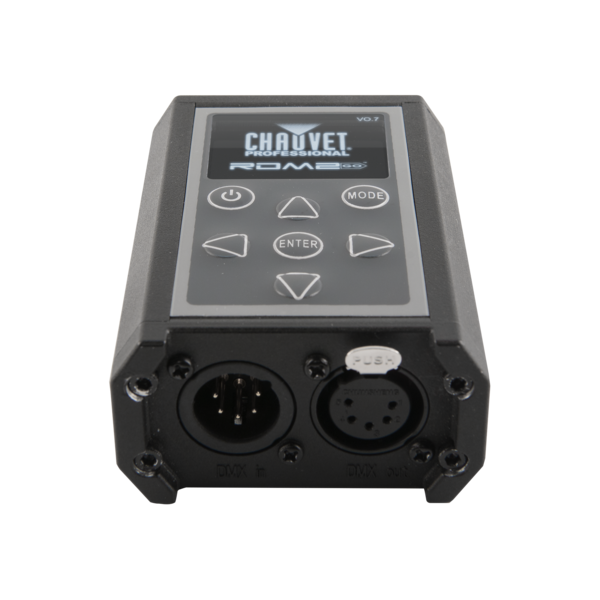 RDM2GO RDM CONFIGURATION AND TESTING TOOL INCLUDES: CARRY POUCH, 2 PCS 3- TO 5-PIN CONVERTERS,