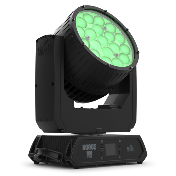 IP65 RGBW LED YOKE WASH FIXTURE, 5 ZONES OF LED CONTROL FOR PIXEL MAPPING CONTROL