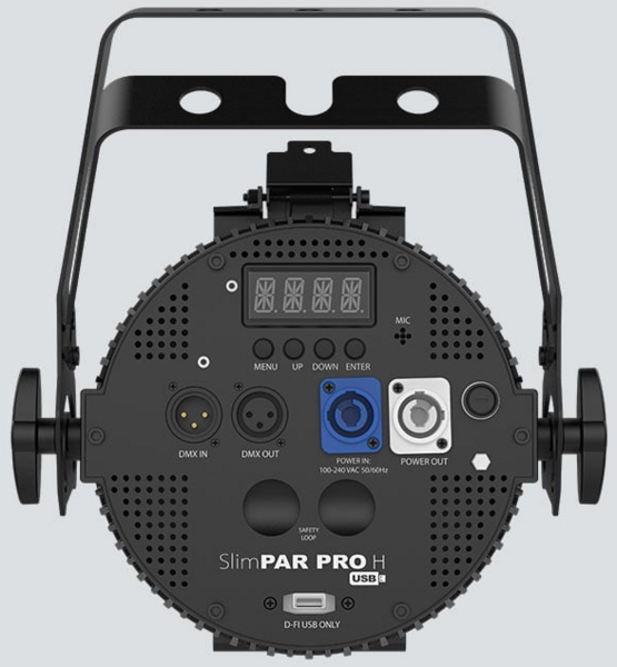 LED PAR DESIGNED FOR ANY APPLICATION IN NEED OF A HIGH-POWER, HEX-COLOR (RGBAW+UV), LOW-PROFILE WASH