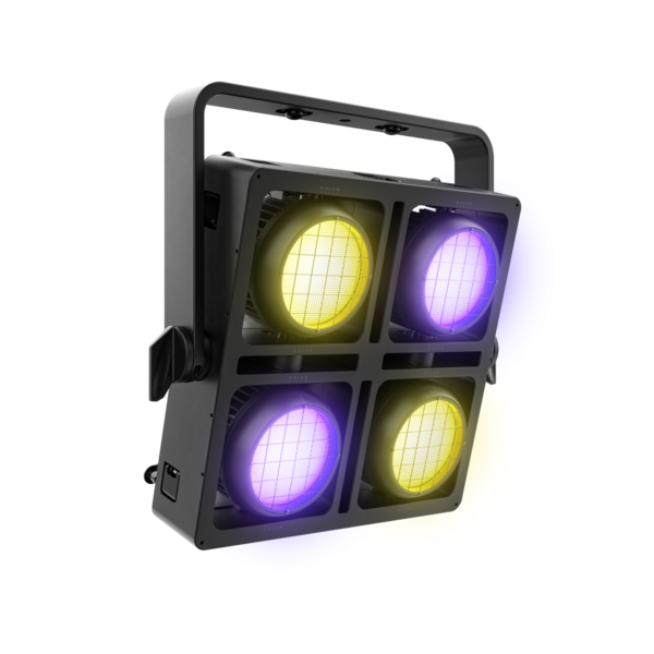 IP65-RATED AUDIENCE BLINDER WITH FOUR INDEPENDENTLY FOCUSABLE PODS,RGBA-WW LED OUTPUT