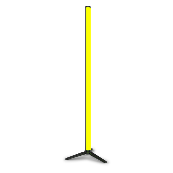 DYNAMIC FREESTANDING, BATTERY-OPERATED, OUTDOOR-READY LED TUBE, 180 DEGREES ULTRA-BRIGHT LIGHT