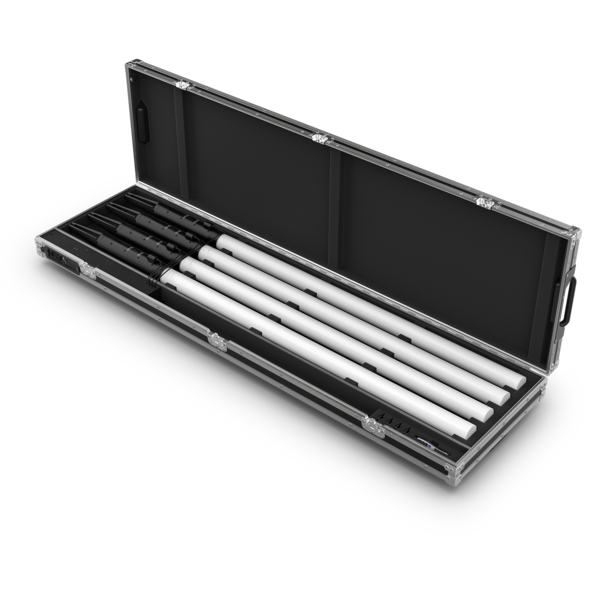 FREESTANDING, BATTERY-OPERATED,OUTDOOR-READY LED TUBE, 360 DEGREES OF ULTRA-BRIGHT LIGHT, 4-PACK