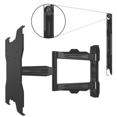WORLD'S THINNEST ARTICULATING MOUNT FOR 13" TO 46" TV'S