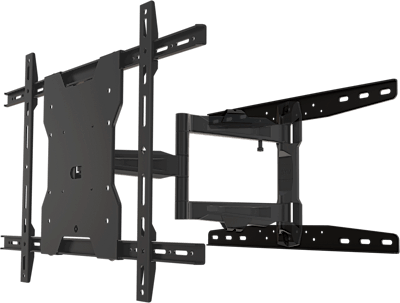 WORLD'S THINNEST ARTICULATING ARM FOR 13" TO 65" SCREENS WITH DOUBLE STUD WALL PLATE FOR ATTACHING T